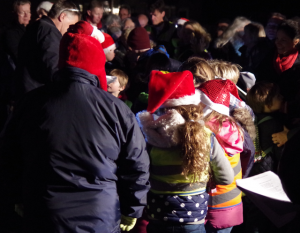 Young carol singers